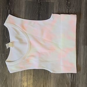 White Hendrix Crop Tank RC